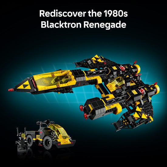 LEGO Icons Blacktron Renegade — DIY kit for adults 18+