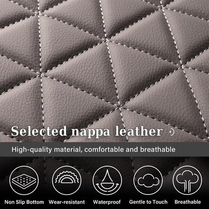 Coverado leather car seat covers — waterproof design for Dodge Ram 1500 2002-2026
