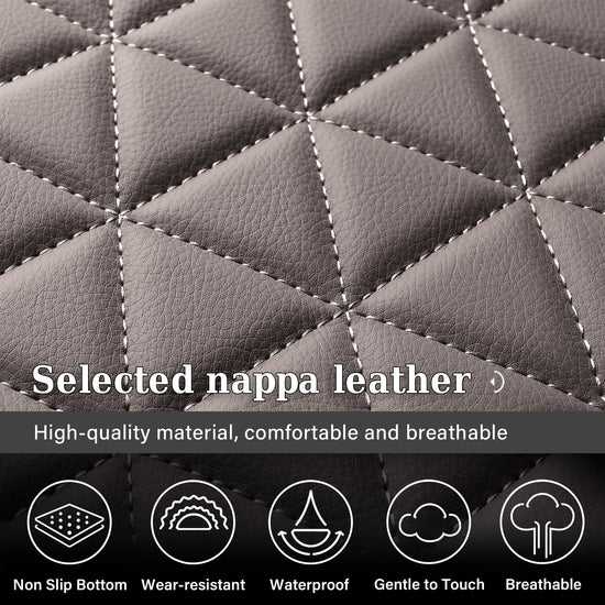 Coverado leather car seat covers — waterproof design for Dodge Ram 1500 2002-2026