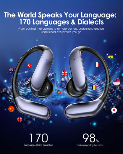 Headphones — JIJ AI translation with instant real-time translator and meeting notes