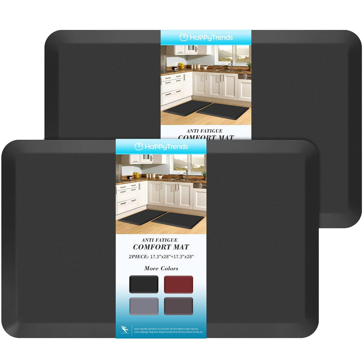 Anti-fatigue floor mat — Cushioned comfort and waterproof design from HappyTrends