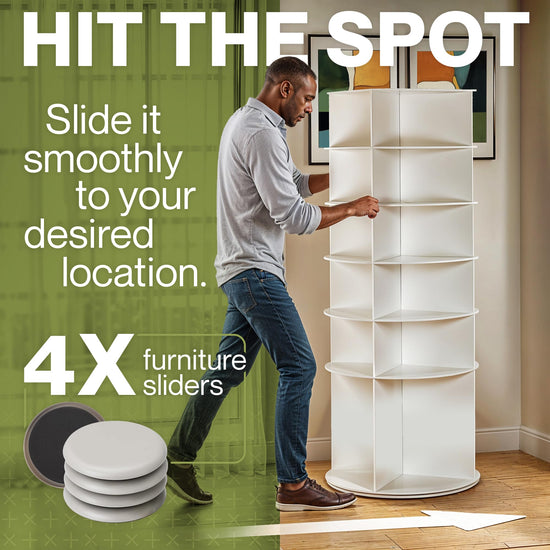 SHELF — 360-degree rotating shoe rack by LOFT & Ivy