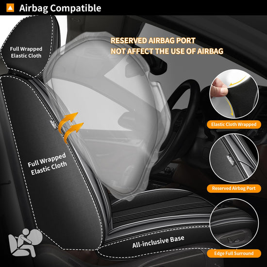 AOMSAZTO vehicle seat cover — Faux leather, waterproof design for Nissan Rogue 2010-2026