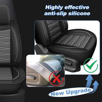 Vehicle seat cover — Non-slip waterproof faux leather for Hyundai Santa Fe 2007-2026