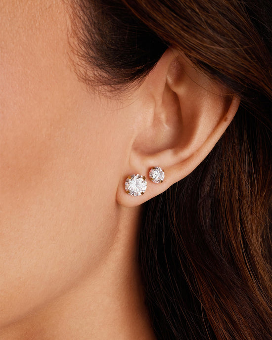 Earrings — PAVOI waterproof stud earrings set with cubic zirconia