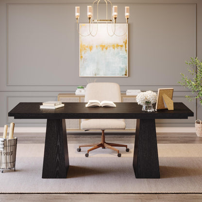 Tribesigns 63-inch desk with executive design and ample workspace.