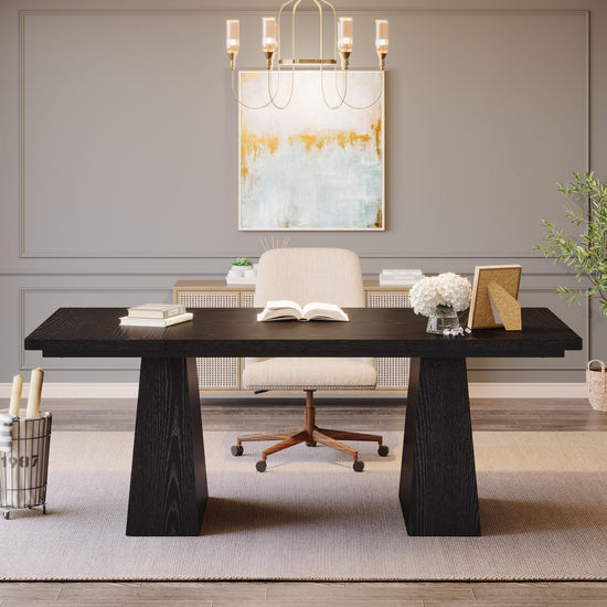 Tribesigns 63-inch desk with executive design and ample workspace.