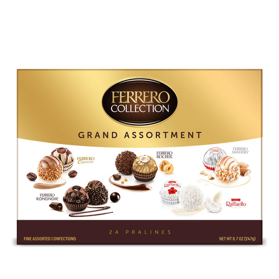 Ferrero Collection chocolate gift box - Grand assortment of holiday chocolates 24 count 8.7 oz