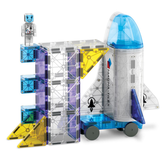 MAGNA-TILES Space 32-piece magnetic construction set - Original magnetic building brand