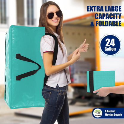 Cosy family storage bag — heavy duty extra large design with backpack straps and zippers