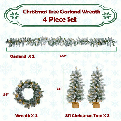 Edergoo prelit Christmas trees - prelit design for easy setup and decoration.