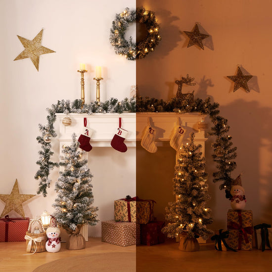 Edergoo prelit Christmas trees - prelit design for easy setup and decoration.