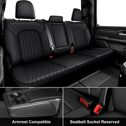 AOMSAZTO vehicle seat cover - Custom fit leather for Dodge RAM 1500 2019-2026