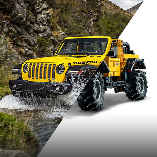 LEGO Technic Jeep Wrangler 4x4 building kit — all terrain off roader design