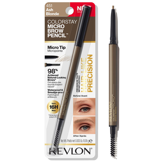 Revlon ColorStay eyebrow pencil — micro tip for precise application