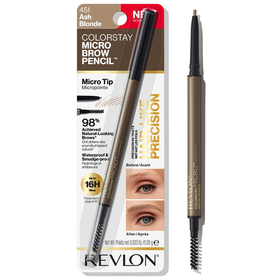 Revlon ColorStay eyebrow pencil — micro tip for precise application