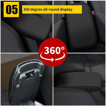 AOMSAZTO console covers — armrest covers for 2014-2019 Toyota Corolla fabric cloth