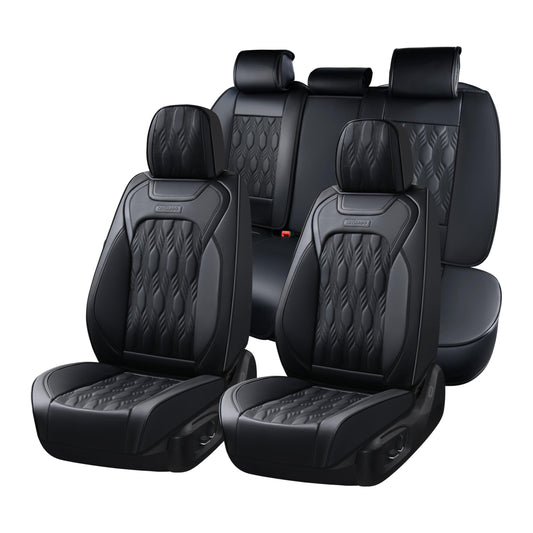 Coverado car seat cover — premium nappa leather with embossed pattern
