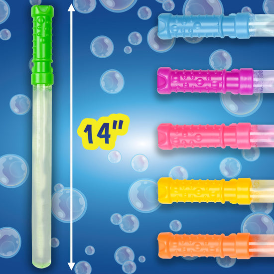 Bubble maker — Sunny Days Entertainment 4oz bubble wands, 6 pack for kids