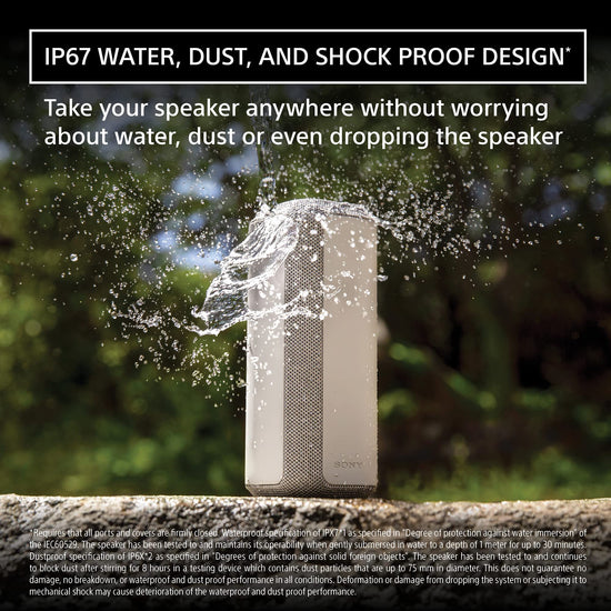 Sony SRS-XE300 wireless portable speaker — X-Series design