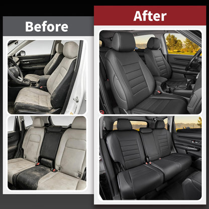 HKZ vehicle seat covers - Leather for Honda CR-V 2023-2026 models