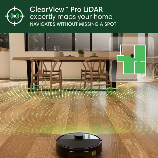 Robotic vacuum cleaner — iRobot Roomba with advanced navigation technology