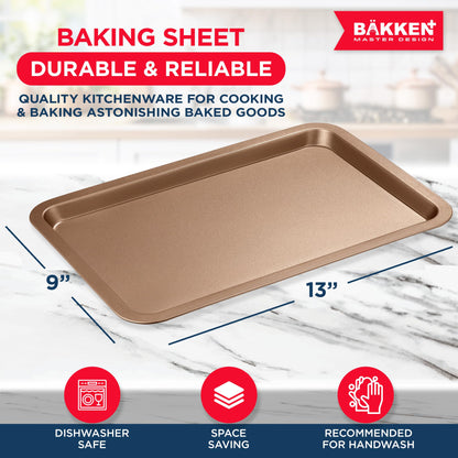 BAKKEN baking pan set — Commercial grade carbon steel with nonstick coating