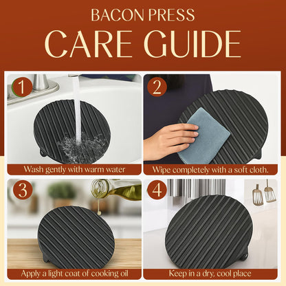 Bellemain grill press — heavy-duty design for even cooking and pressing