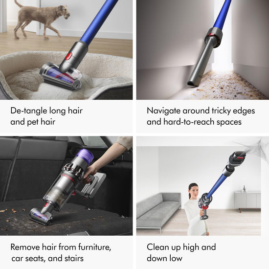 Dyson V11 cordless vacuum — 3 power modes, converts to handheld, detangles pet hair