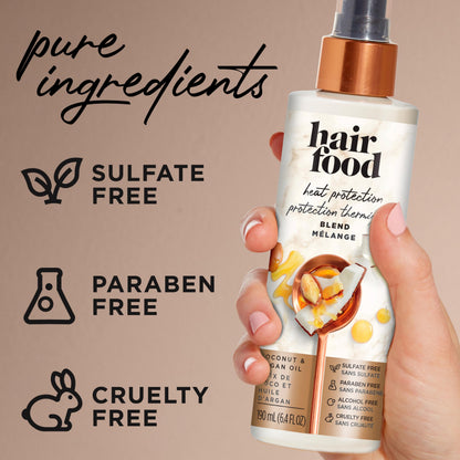 Hair Food hair styling agent — Coconut and argan oil heat protectant spray 6.4 fl oz