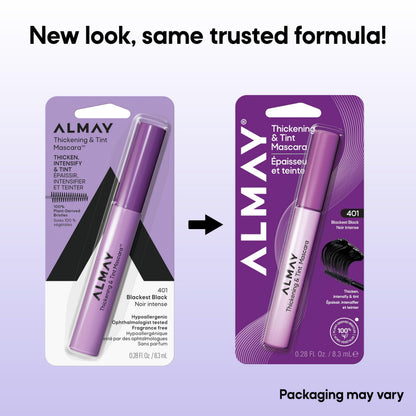Almay mascara — thickening and tinting formula