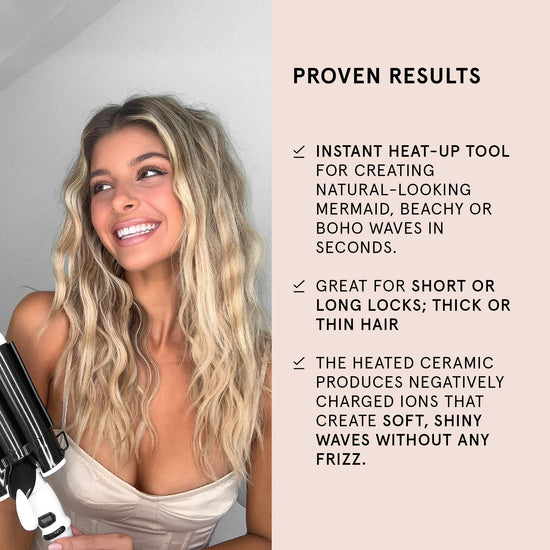 Wave wand hair iron — designed for parents