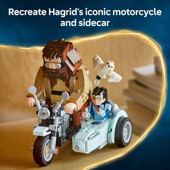 LEGO Harry Potter building blocks - Hagrid and Harry's motorcycle ride set 76443LEGO Harry Potter building blocks - Hagrid and Harry's motorcycle ride set 76443