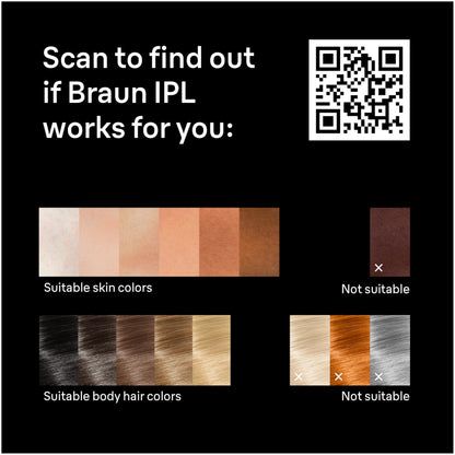 Braun epilator — at home laser hair removal system