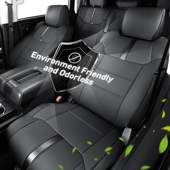 Super cover for Toyota Tundra seat covers with carbon fiber