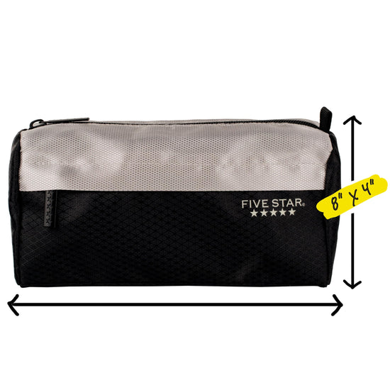 Five Star pencil pouch — high-capacity storage organizer for school supplies and more