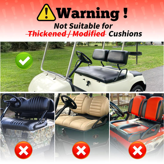 10L0L golf cart seat cover — washable breathable polyester mesh for Yamaha and Club Car DS