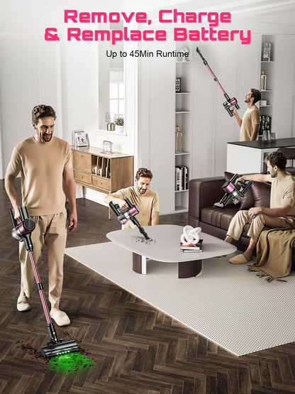 OIRFND cordless vacuum cleaner — lightweight design with powerful suction and anti-tangle brush