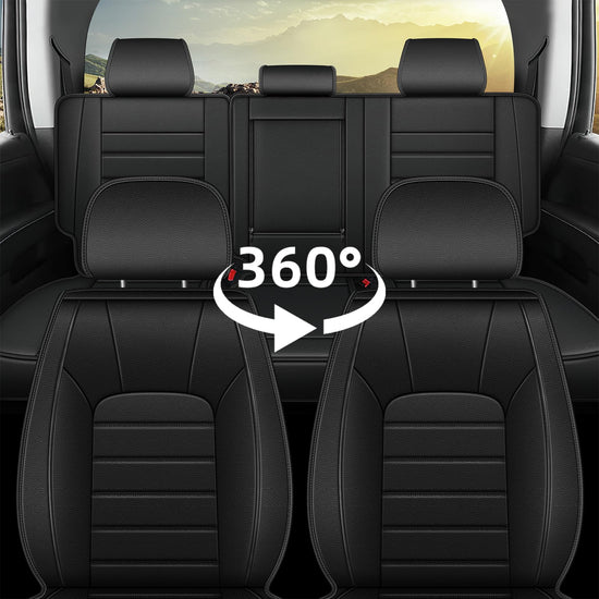Vehicle seat cover — Custom fit leather for 2007-2026 Chevy Silverado and GMC Sierra.