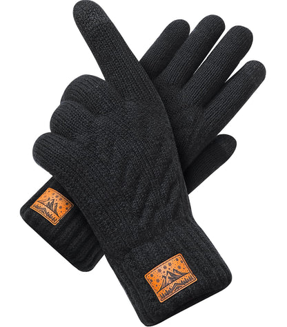 CHENMEI winter gloves - warm touchscreen wool knit for cold weather driving and texting