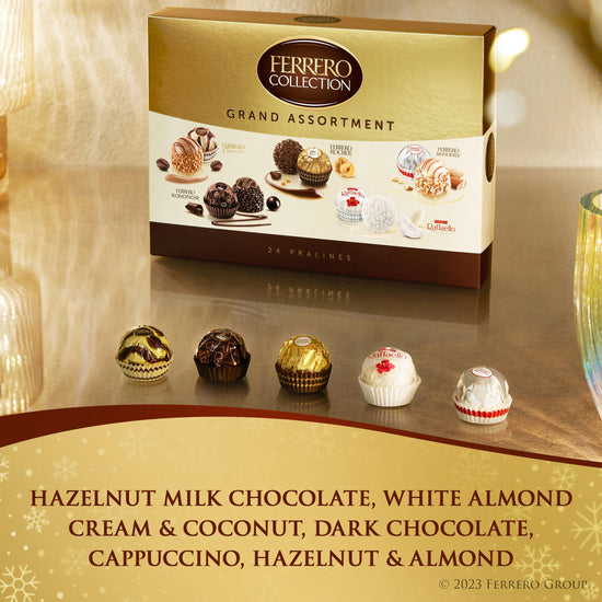 Ferrero Collection chocolate gift box - Grand assortment of holiday chocolates 24 count 8.7 oz