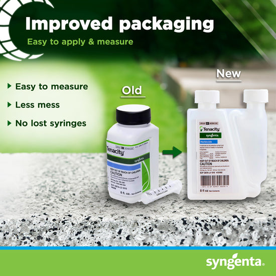 Syngenta Tenacity herbicide — 8oz clear formula for weed control