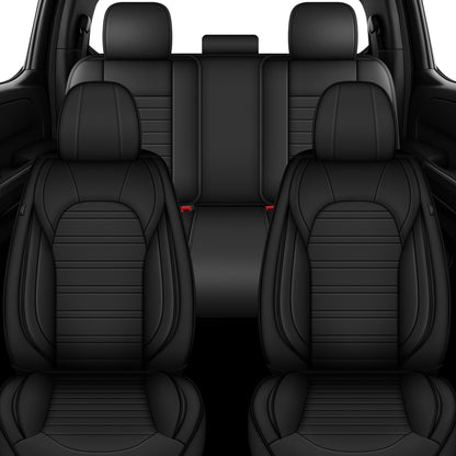 Vehicle seat cover — AOMSAZTO waterproof faux leather for Kia Seltos 2021-2026.