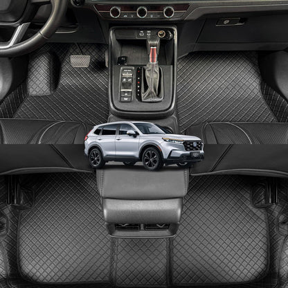 Vehicle mat — EKR custom floor mats for Honda CRV 2023-2026, leather