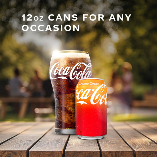 Drink - Coca-Cola orange cream soda pack of 12 cans 12 oz. each