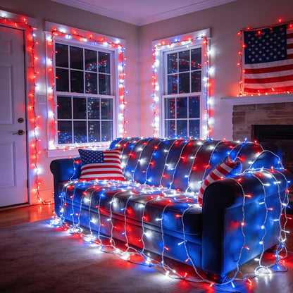 Brizled string lights — RGB color changing design
