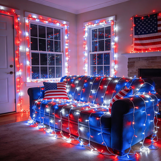 Brizled string lights — RGB color changing design