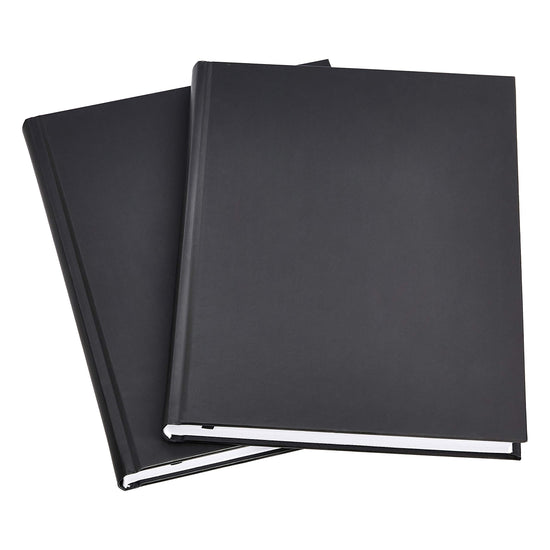 Blank book — Amazon Basics professional journal in black.