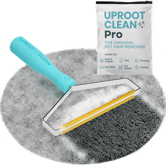 Uproot Cleaner Pro lint remover - Dog and cat hair removal tool for multiple surfaces