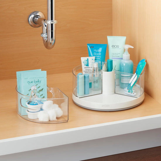 YouCopia rotating tray — space-saving design for easy access